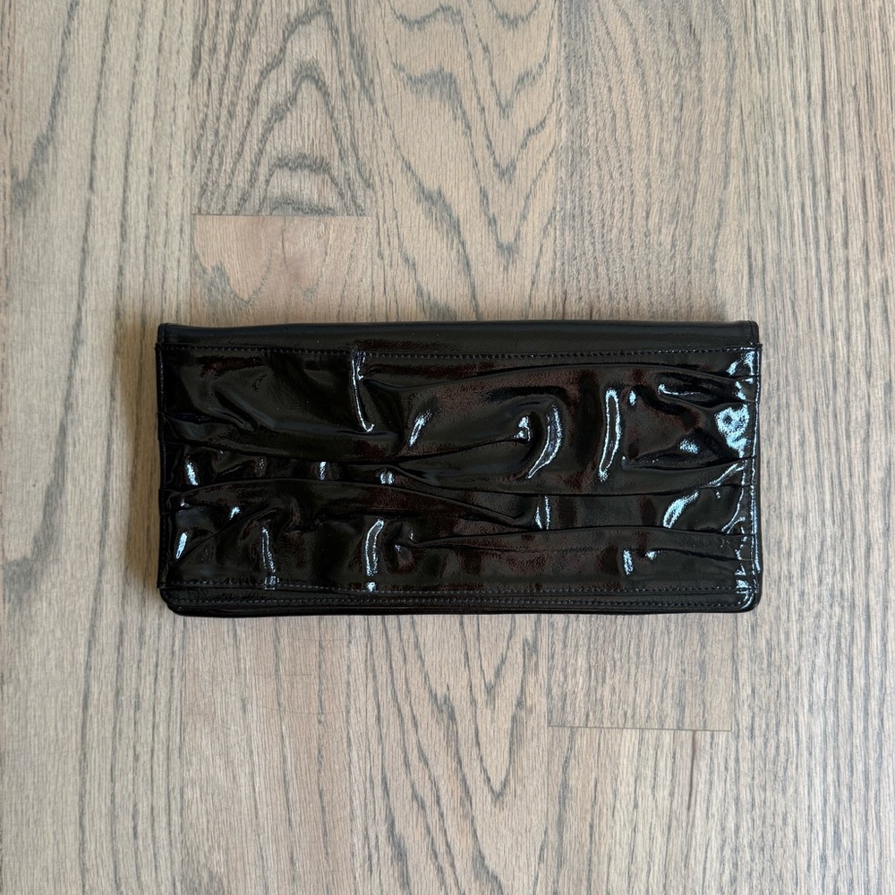 Black Patent Leather Clutch
